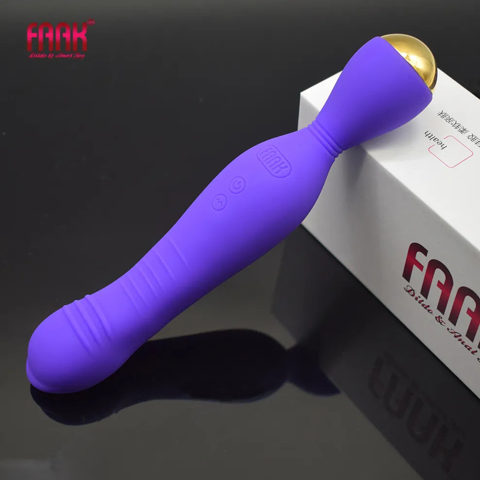 Faak Double Head Wand Vibrator