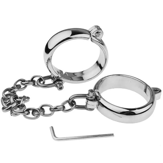 Oval Type Metal Bondage Lock Handcuffs