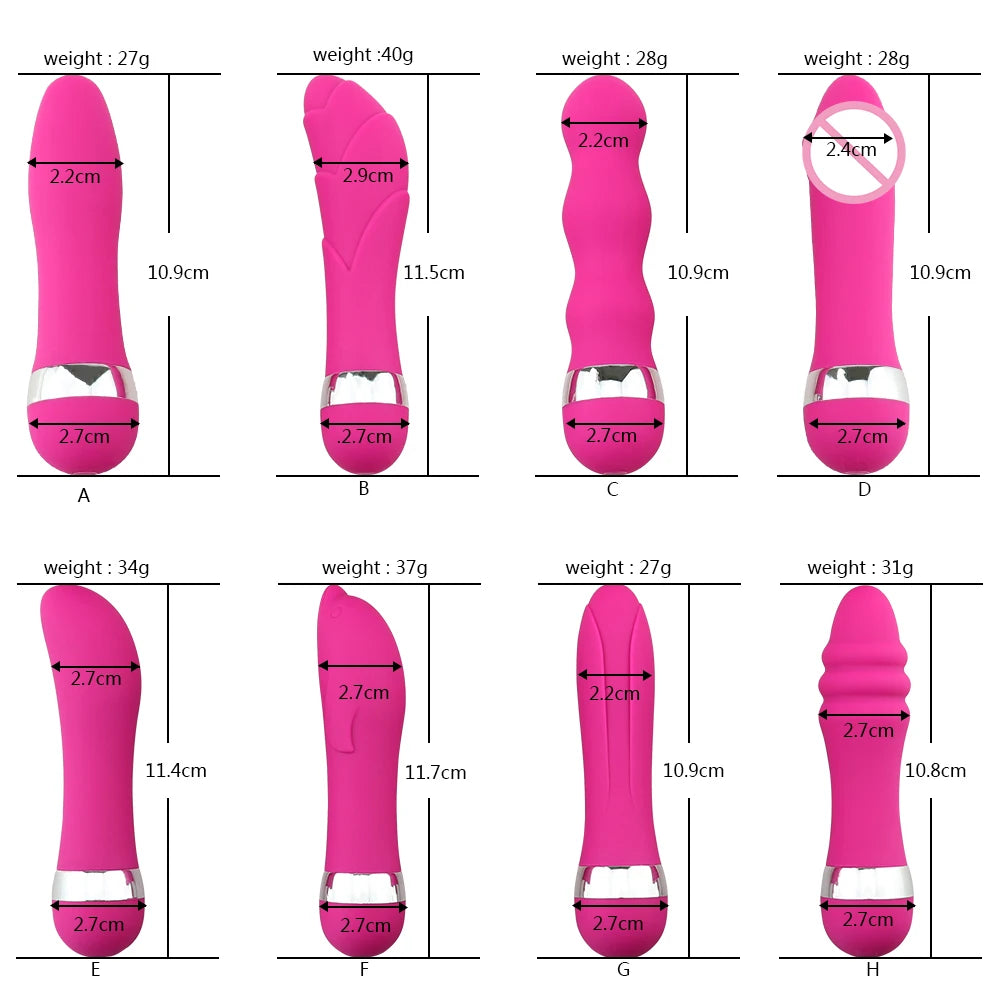 Realistic Dildo Mini Vibrator Magic Massager