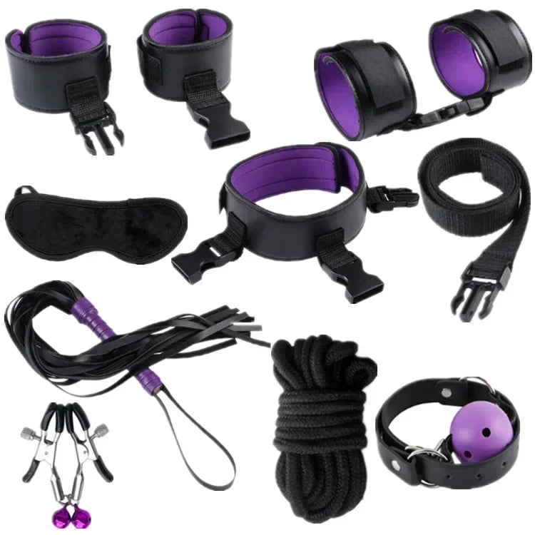 Genuine Leather Bondage Set