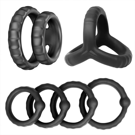 Reusable Silicone Semen Cock Ring