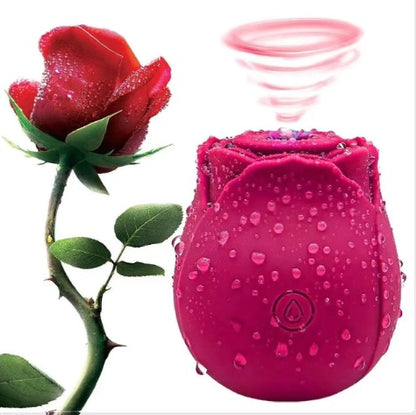 Roses Toy Shape Sucker for Women Toy Sex Tongues Quiet 10 Speed Adult Toys Waterproof